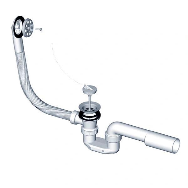 Izljev/preljev sifon za kadu