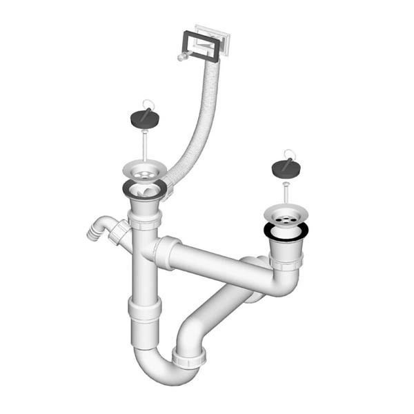 Sifon a sudoper s preljevom