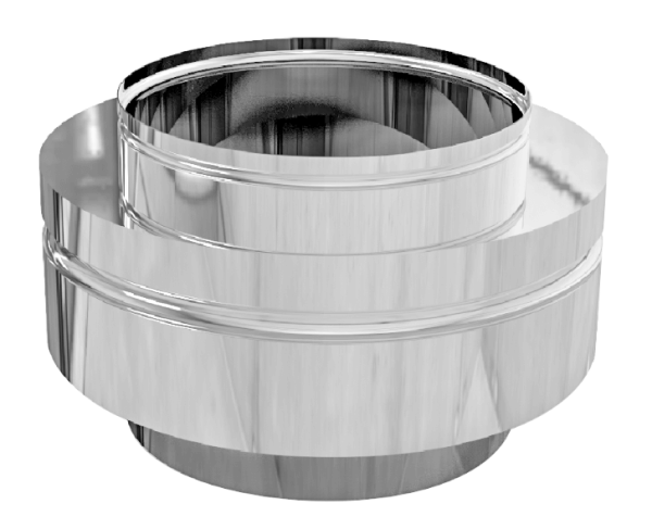 završni ravni element za inox dimovod