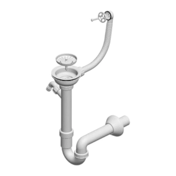 Sifon za sudoper s okruglim preljevom