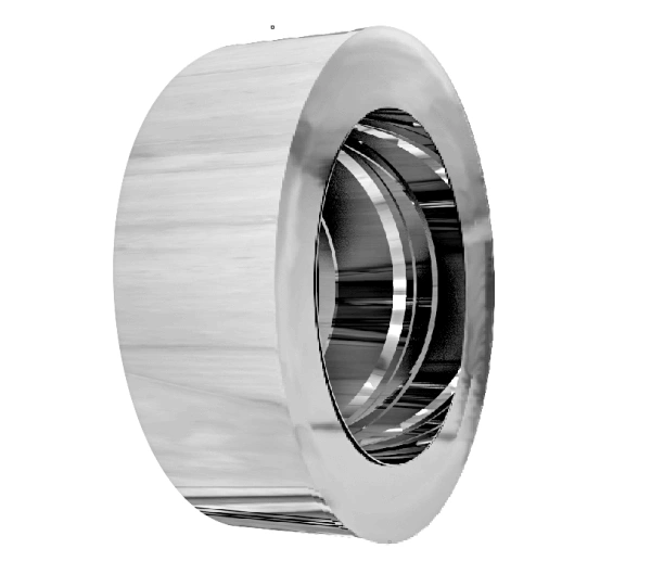 inox rozeta dimna za pelet